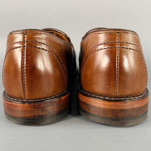 ALLEN EDMONDS Size 7 Randolph Brown Leather Penny Loafers - Picture 3 of 10